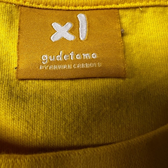 Gudetama Yellow Short Sleeve Tee Size XL By Anwar Carrots - Picture 7 of 8